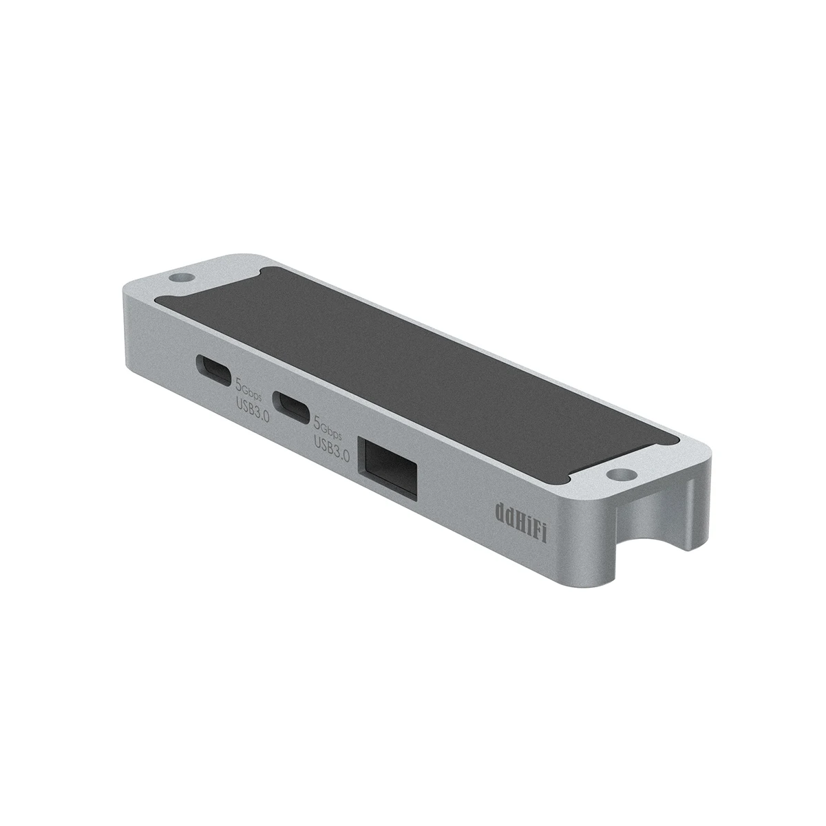 DD ddHiFi HS650 Hub USB Khusus (Tersedia dalam: Abu-abu Hangat, Abu-abu Sejuk, Abu-abu Merah Muda, Perak Anodisasi, dan Hitam Pasir)