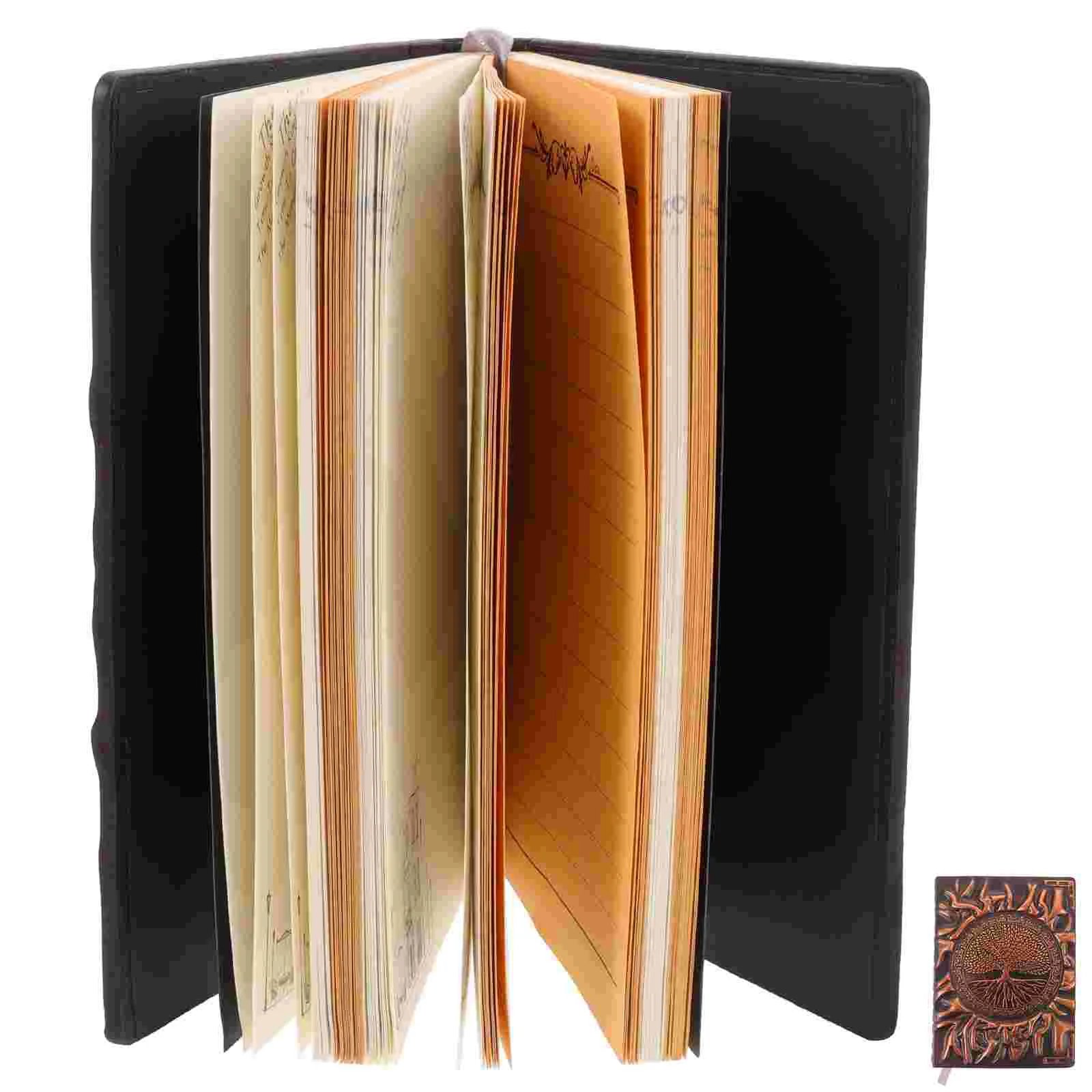 

Sketchbook Kraft Paper Notebook Man Scrapbook Notebooks Pu Business for Men Gift