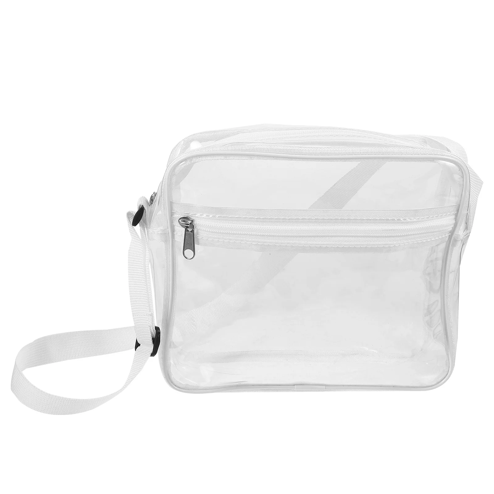 

Clear Bag Lightweight PVC Travel Makeup Bag Zipper Toiletry Storage Pouch Transparent Crossbody Organizer for Women