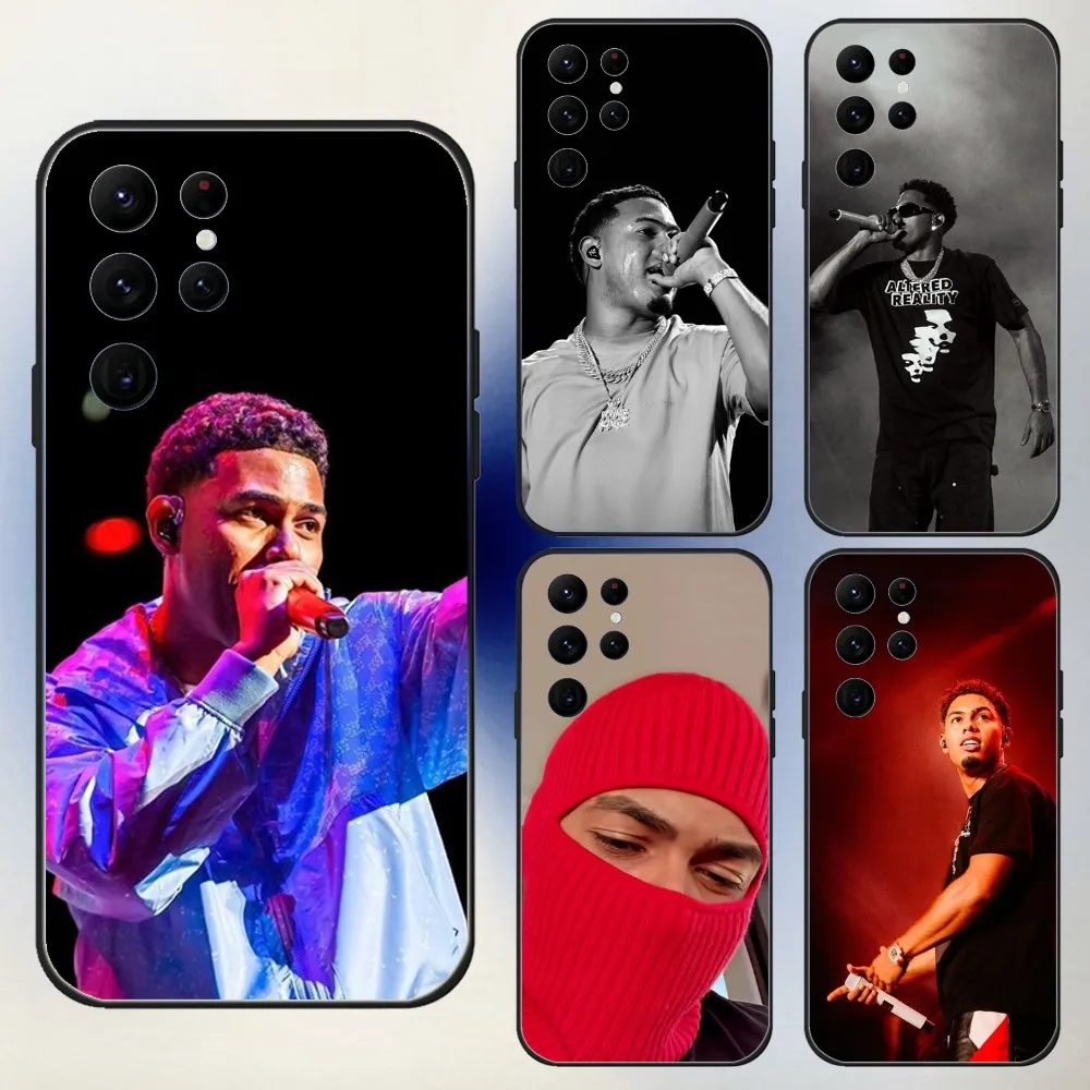 Rapper M-Myke T-Towers Phone Case For Samsung S24,23,22,30,21,10,9,Ultra,Plus,Lite,FE,5G Black Soft Case