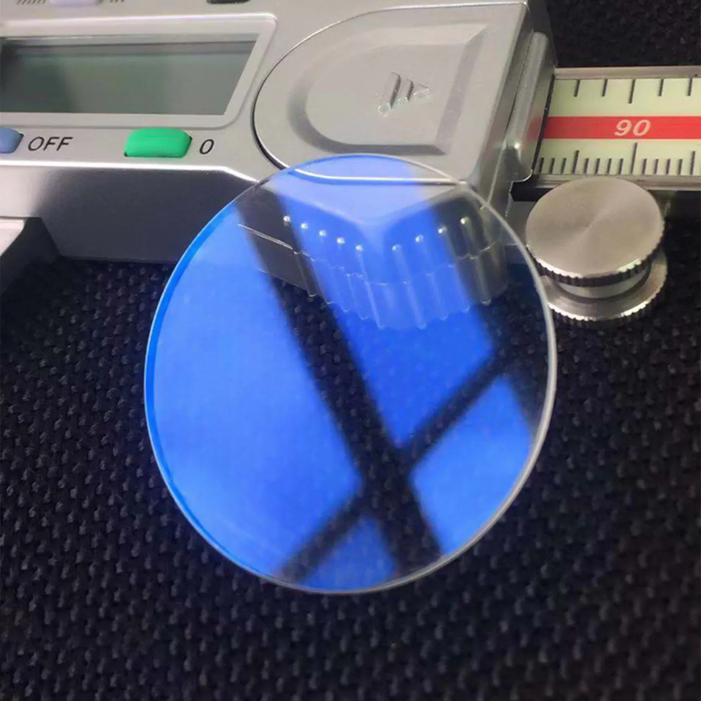 1pc 1.2mm Thick 28~38.5mm Diameter Single Domed Mineral Round Watch Glass Accessories Blue AR Coating Watch Repair Crystal