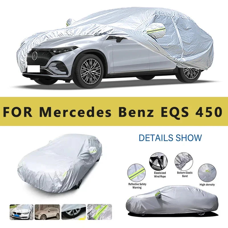 

For Mercedes Benz EQS 450 4MATIC Car Cover Outdoor Protection Covers Snow Sunshade Waterproof Dustproof Car Accessories