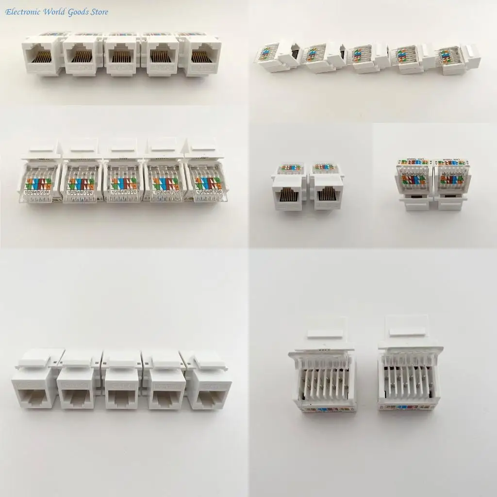 

A3PD CAT6 Module Panel UTP Tool-Free RJ45 Connector Cable Adapter for AMP