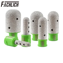 FACHLICH 1pc Diamond Milling Bits 10/15/20/25/30/35mm Grinder Granite Finger Bits Polishing Hole Saw Ceramic Tile Masonry Marble