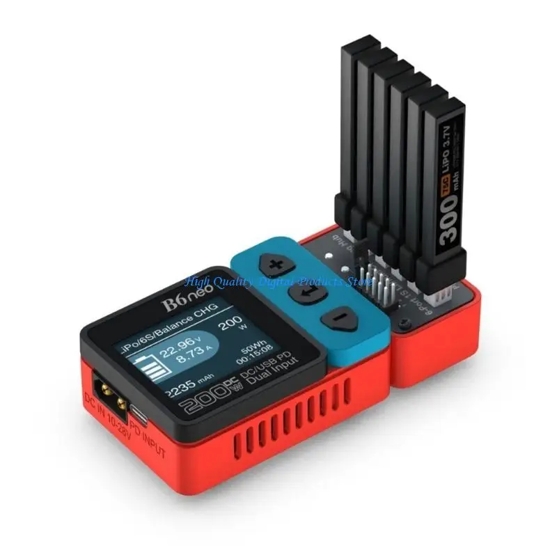 

U2JE Multiple Port Battery Charging Hub Module BT2.0 PH2.0 For Drones Supports 6