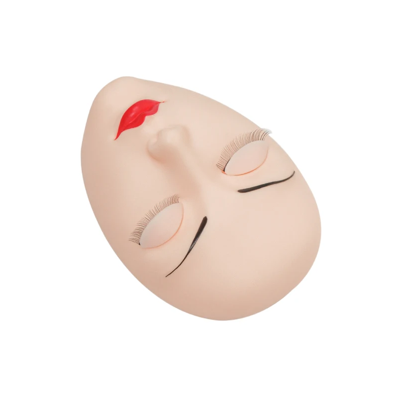Lash Extension Training Head with Removable Eyelids