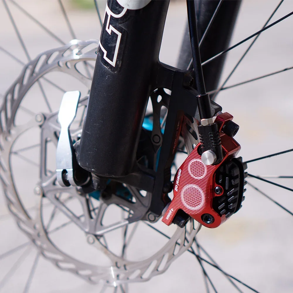Ztto-油圧式自転車ディスクブレーキキットm840,4ピストン,冷却パッド