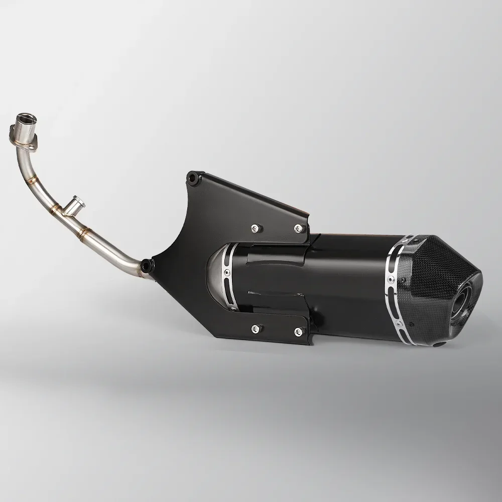 S T Motorcycle Exhaust Muffler, Modified Middle Pipe Connection, A-Link, Full Exhaust Style For Vespa 150, Sprint, Spring