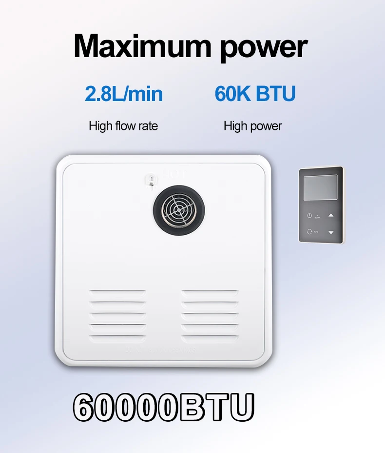Hot Selling Instantaneous 60000btu Car Boat Van Caraven Small 12v Hot Gas Tankless Rv Water Heater