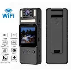 2024 1080P Mini telecamera ad alta definizione Bodycam Sport DV Camera Registratore per le forze dell'ordine all'aperto Wifi Hotspot Registratore di guida