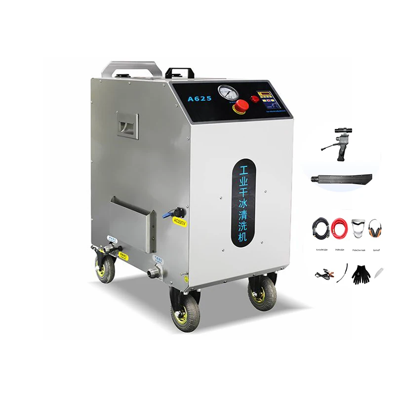New 2024 dry ice blasting machine for food and medical industry automotive cleaning
