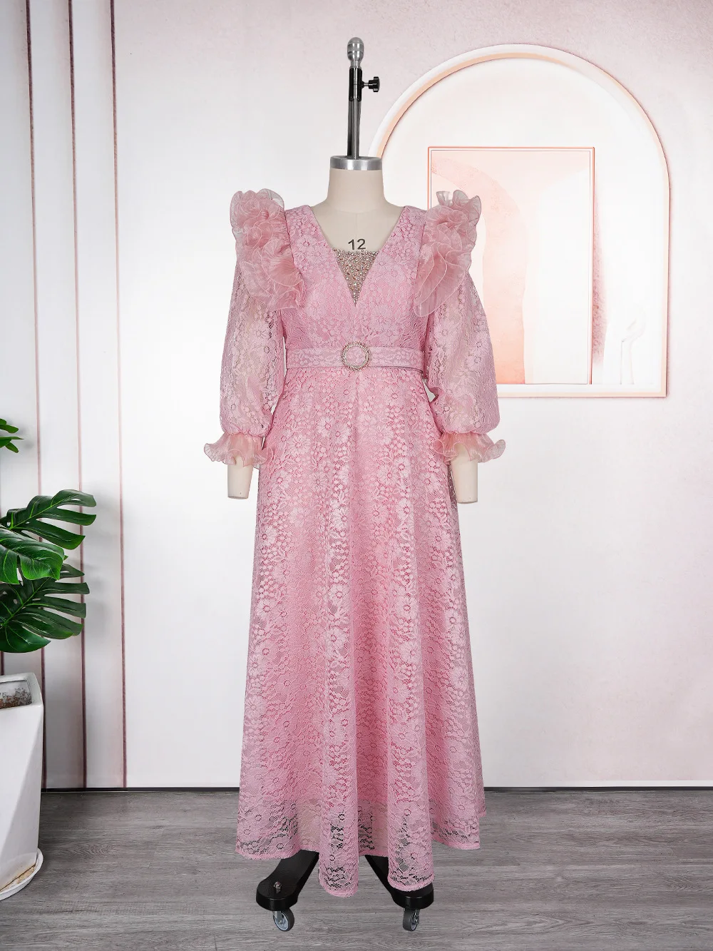 nouvelles-robes-africaines-en-dentelle-pour-femmes-Elegantes-robe-longue-a-volants-grande-taille-pour-femmes-africaines-vetements-africains-pour-mariage-robe-de-soiree-pour-femmes