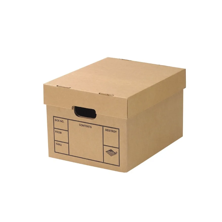 

uBoxes File Storage Boxes 15 x 12 x 10 inches 10 Pack Ideal for Organizing Documents Office Supplies and Personal Belongings in