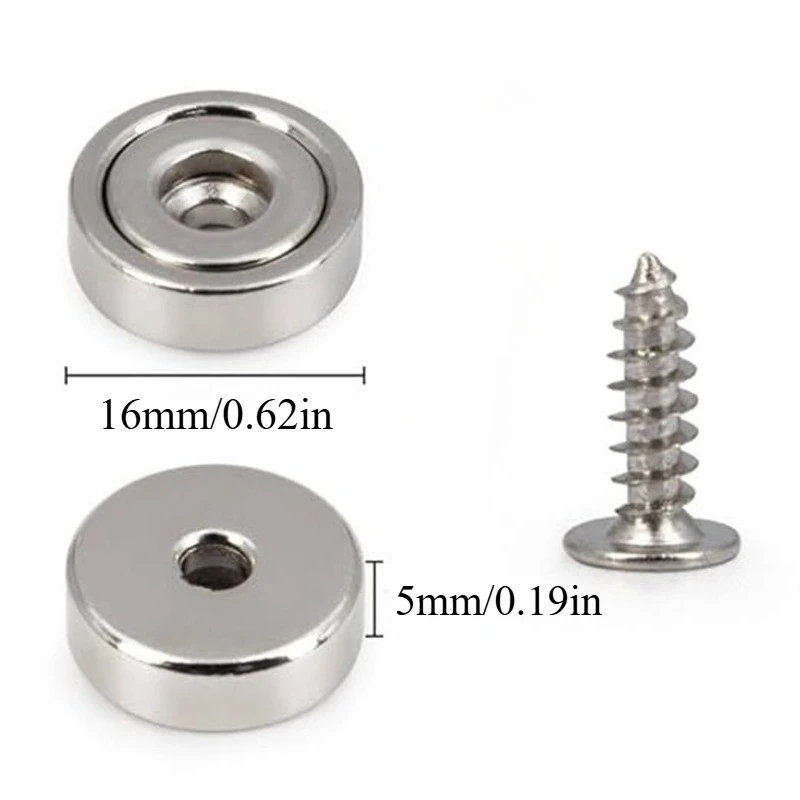 A25/A32/A20/A16 Circular Magnets, Countersunk Hole, Widely Used in Refrigerators, Warehouse Tools, Whiteboards, Snack Storage