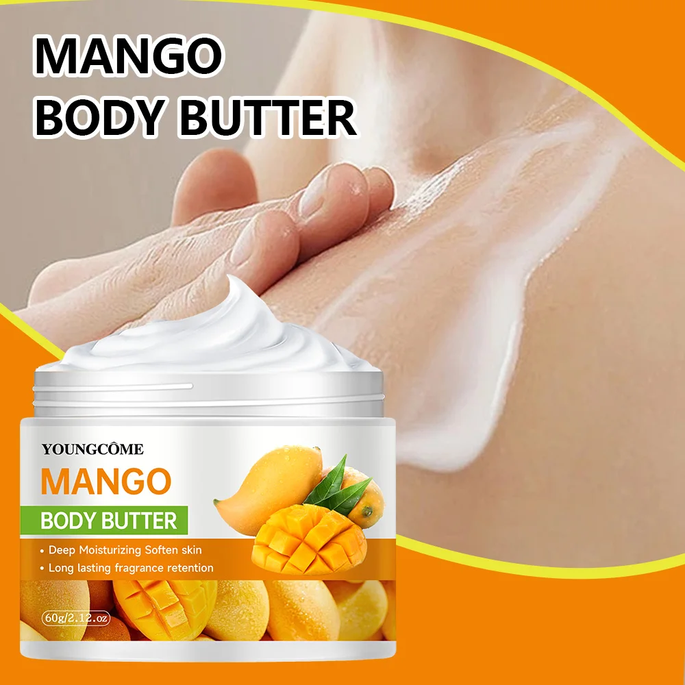 Intensive Mango Hydration Cream – Nourishing & Revitalizing Moisturizer with Shea Butter Reduces Wrinkles & Fine Lines