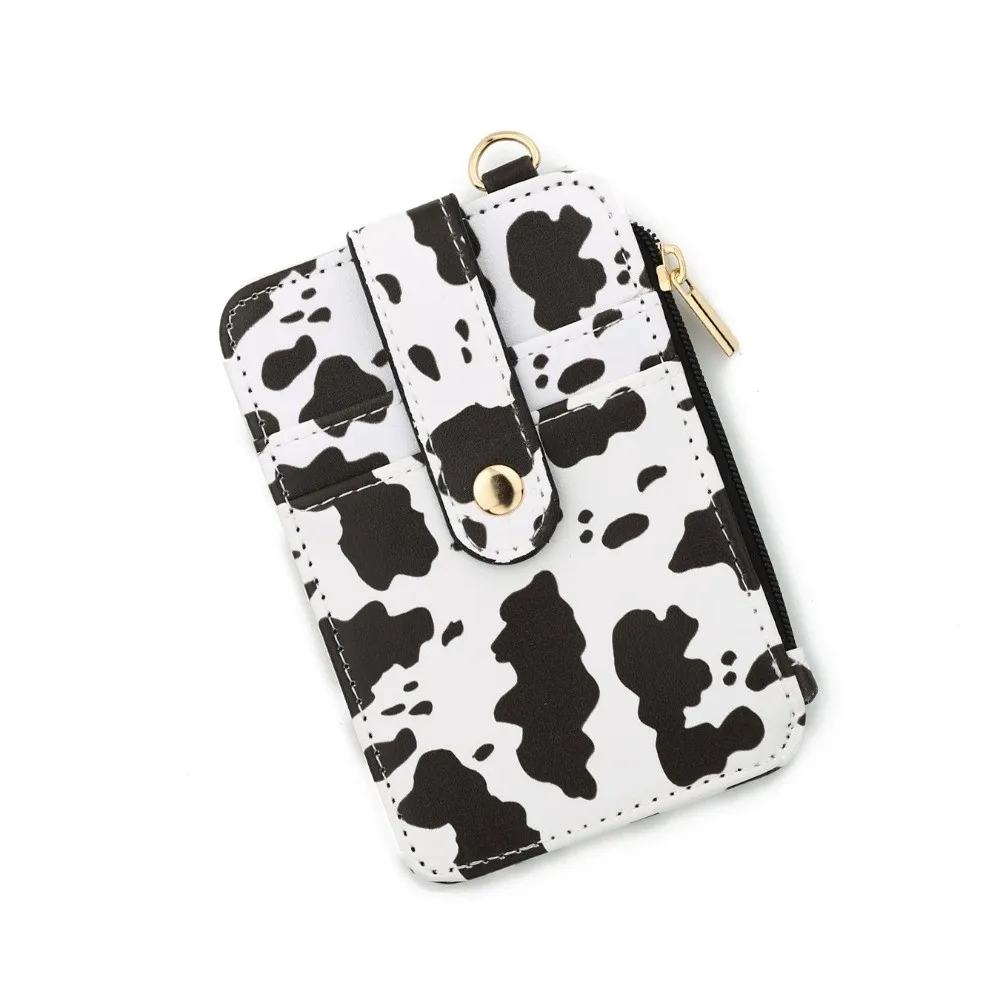 

Портативный кошелек с цветами и растениями, ПВХ, сумка для карт с несколькими картами и цветочным узором, модный короткий кожаный кошелек с защитой от брызг воды