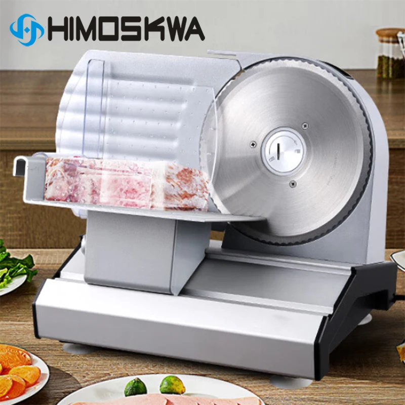 

Stainless Steel Electric Meat Slicer Frozen Mutton Lamb Rolls Beef Cutter Vegetable Cutting Machine Slicing Bread Mincer EU US