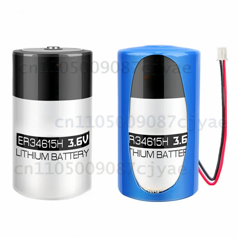 For Smart Water Meter Flowmeter GPS Locator ER34615H D‑Size 3.6V Lithium Thionyl Chloride Battery