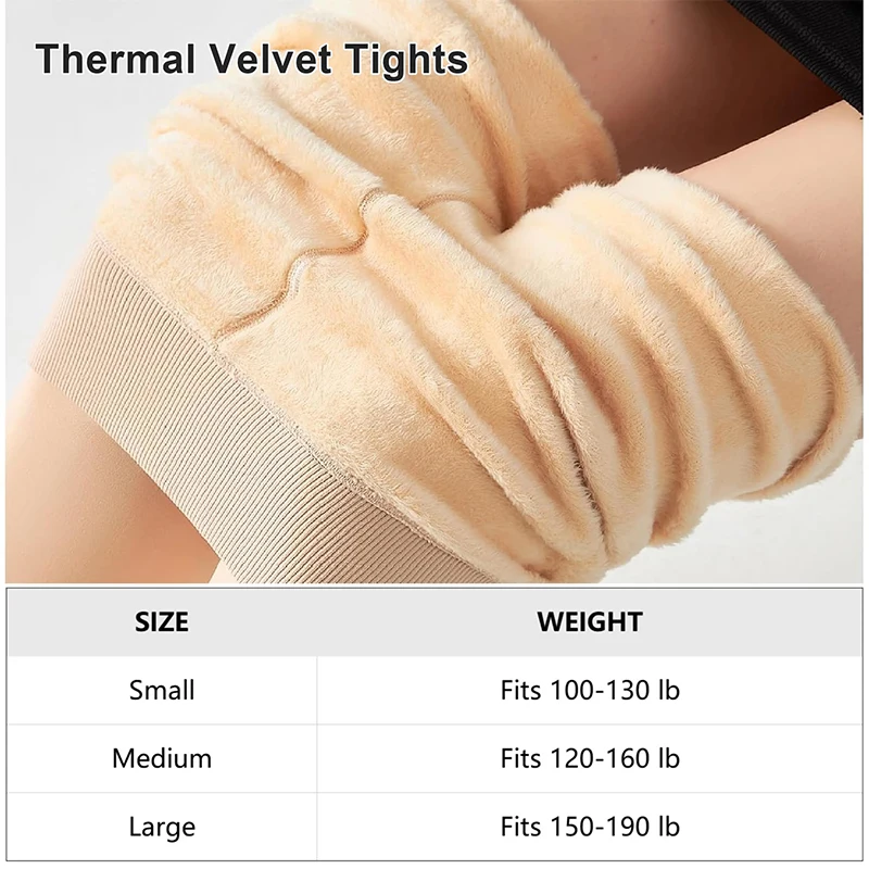 النساء سميكة الحرارية الشتاء طماق جوارب طويلة عالية الخصر صوف مبطن الجوارب ، الدافئة مطاطا سليم صالح دفئا الجوارب