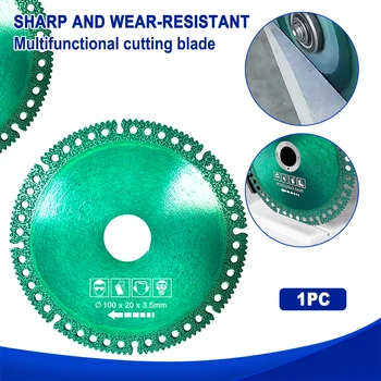 Multifunctional Composite Angle Grinder Brazing Cut Blade Dry Slicing Ceramic Tile Rock Plate Marble Iron Sheet Saw Blade Tool