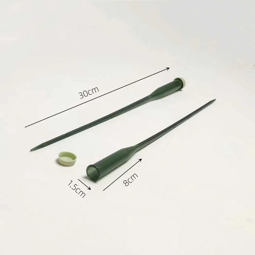 25pcs Plastic Planting Tube Water Containers Pole Multi-purpose Lengthened Nutrient Tube Flower Packaging Flower Shop Supplies