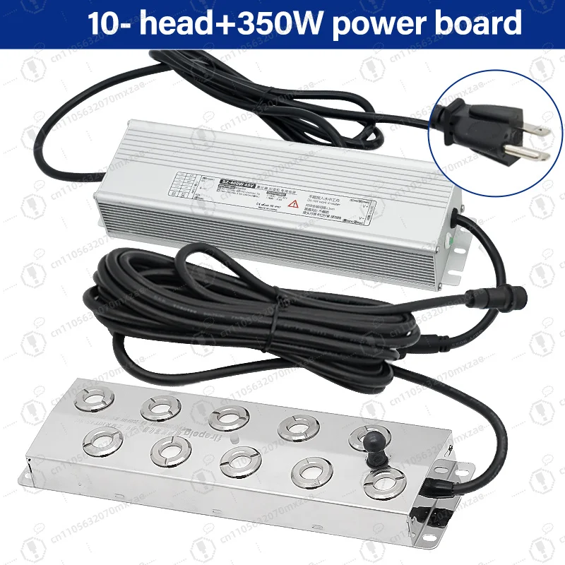 10 Heads Ultrasonic Cold Fogger Auto Aroma Diffuser Mist Maker With Power Supply For Fountain Landscape Decoration