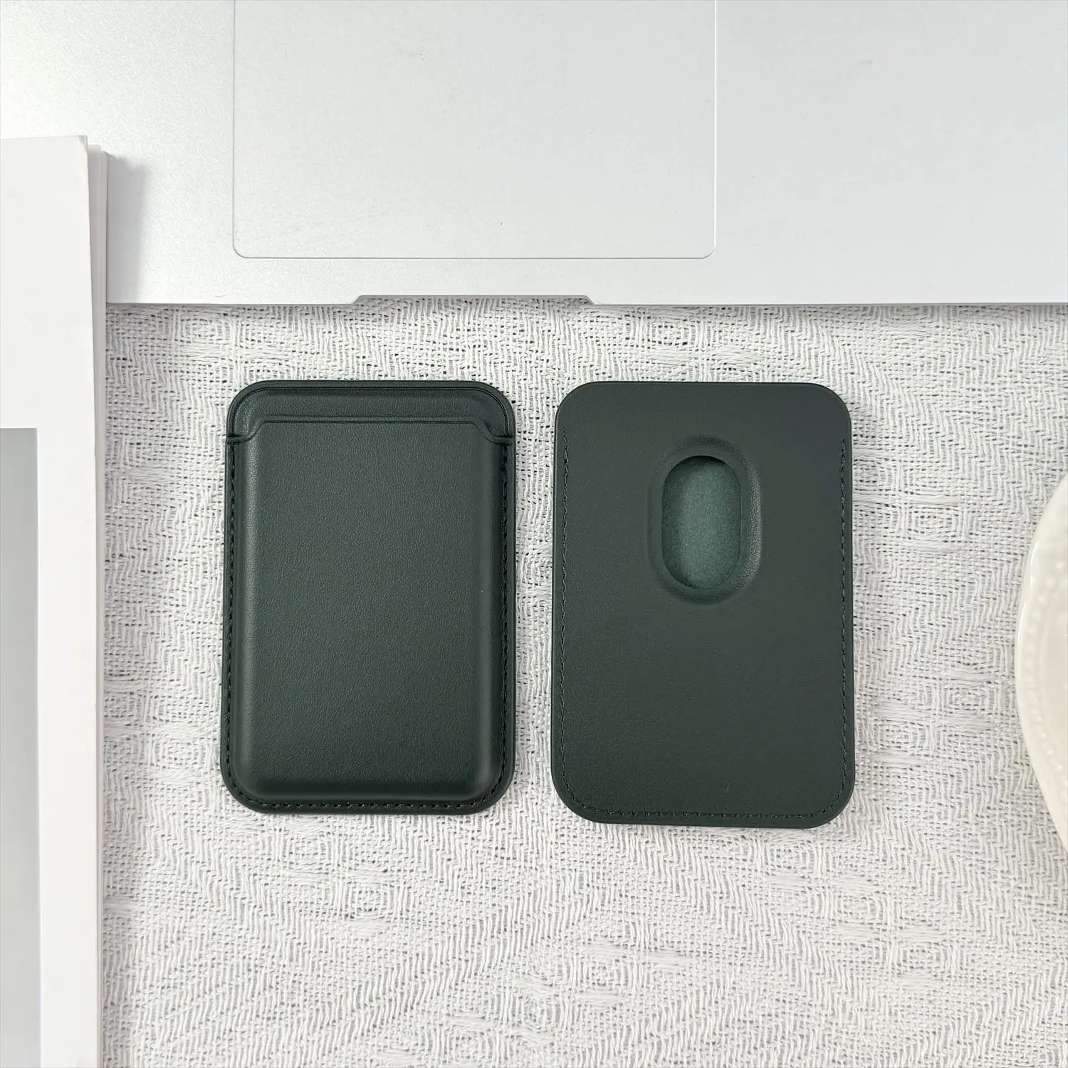 Kartenhalter-Brieftaschen-Lederhülle für Apple iPhone 13 14 15 16 17 18 Pro Max mit starkem Magnetverschluss für Magsafe, Brieftaschen-Rückseitenhülle – Detail 10