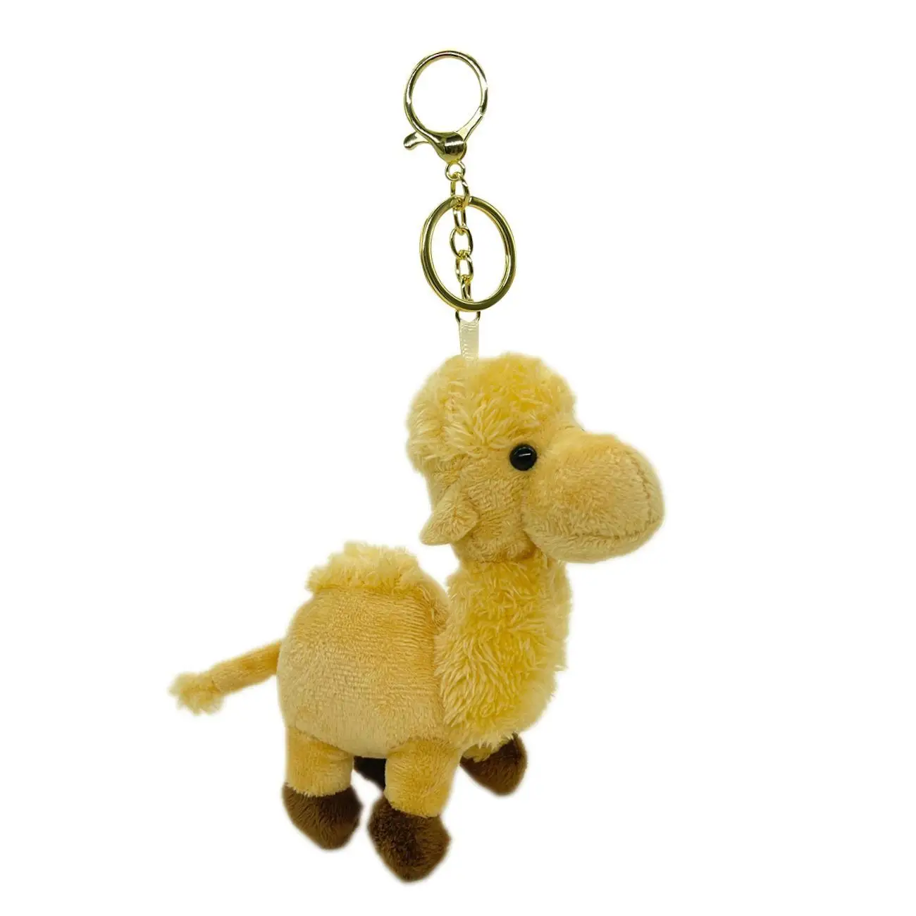 Plush Keychain Camel Shaped Bag Pendant for Husband Men Women Daddy Step Dad