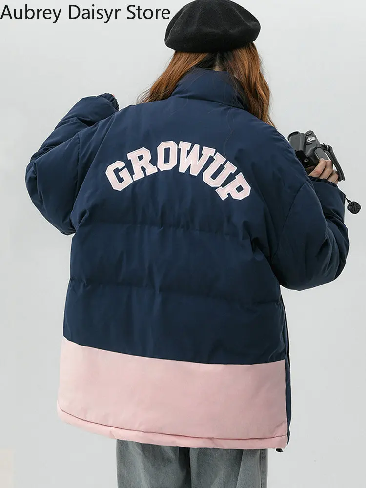 2022 New Fashion Cotton Coat Women Oversize Warm Thick Winter Coat Ladies Casual Padded Pockets Long Coats Parka Womens Jackets