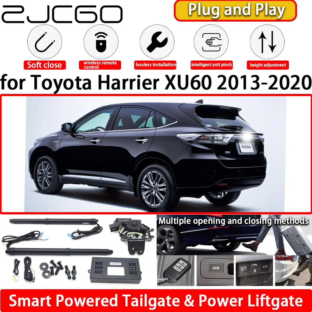 

ZJCGO for Toyota Harrier XU60 2013-2020 OEM Automatic Electric Powered Tailgate Power Liftgate Tail Gate Lift Kit System