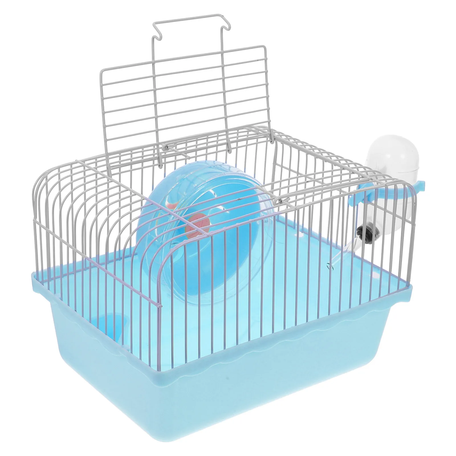 

Portable Hamster Travel Carrier Cage Spacious ABS Small Animal Cage Accessories Water Bottle Holder Convenient for Travel