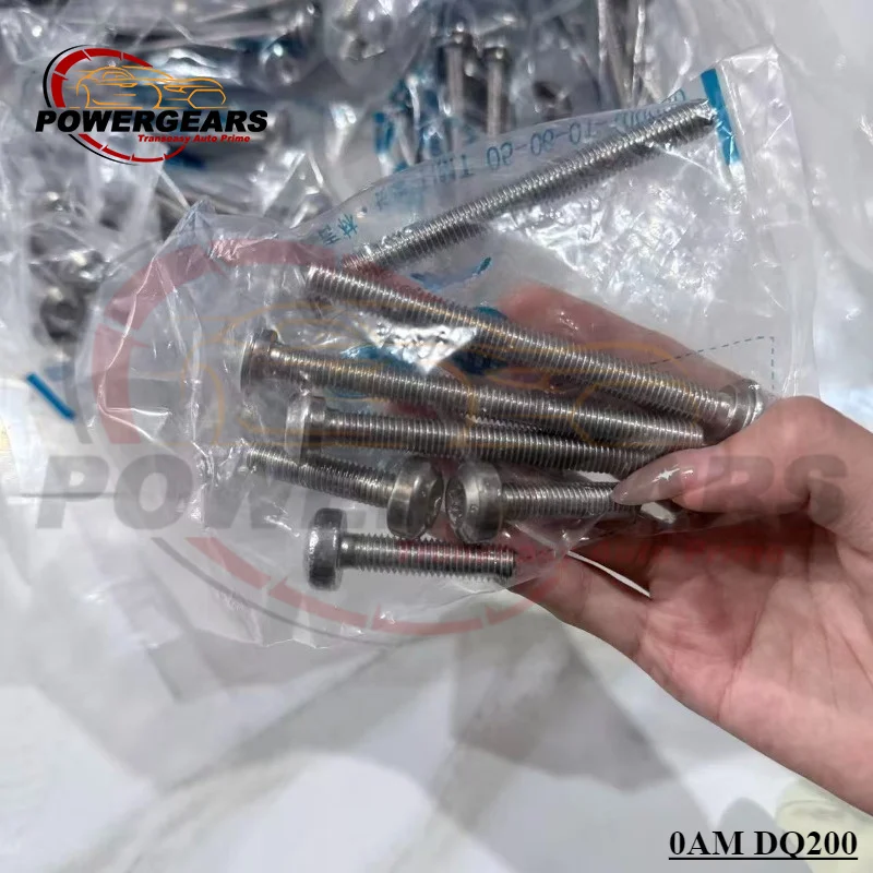 7PCS/Set NEW 0AM DQ200 DSG Gearbox Valve Body Screws 4 Long 3 Short Kit For VW Golf AUDI SKODA Car Accessories