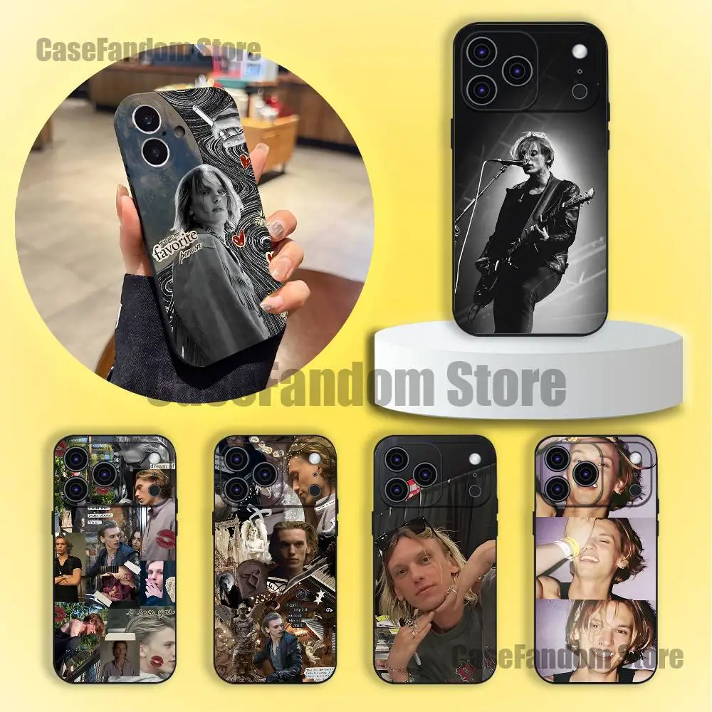 

Actor J-Jamie Campbell Wear-resistant Phone Case For iPhone 17,16,15,14,13,12,11,Pro,Max,Plus Black Soft Cover