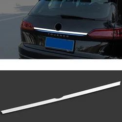 Shiny Silver Stainless Steel Car Rear Logo Taildoor Trims for Volkswagen Touareg 2018 2019 2020 2021 2022 2023 Vw Cr Accessories