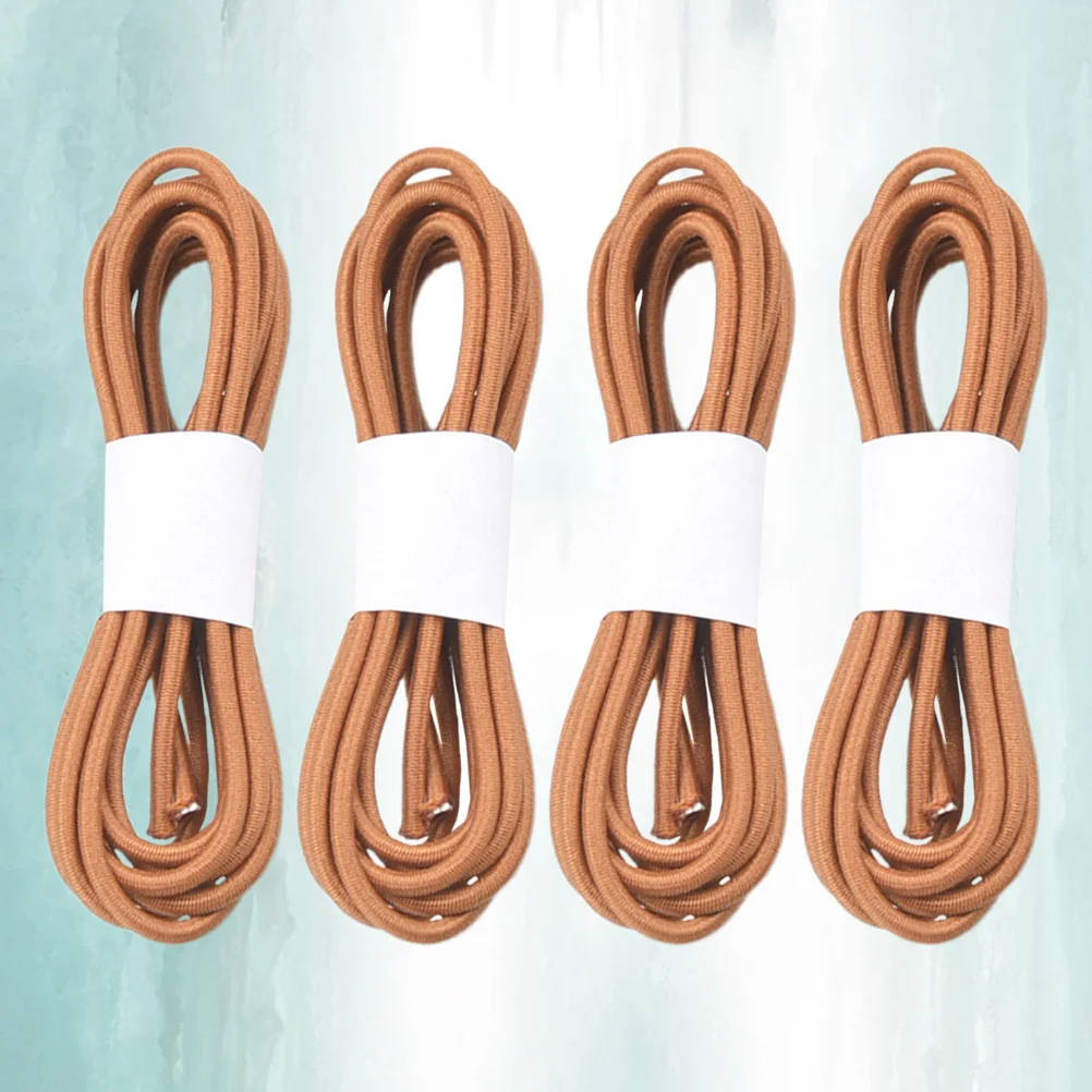 

4pcs Black A5 Elastic Bands For 'S Notebook Heavy Duty Nylon Rope Metal Buckle Diy Hand Account Accessories