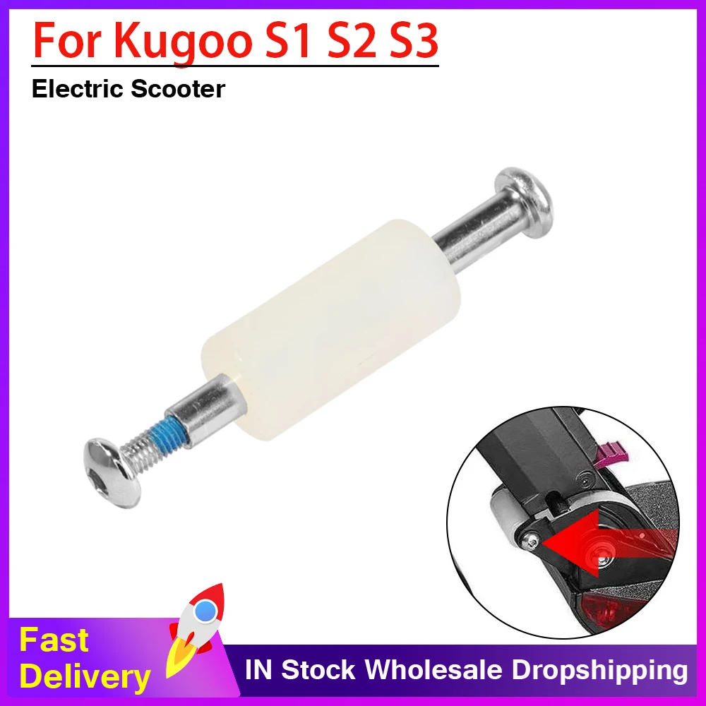 Electric Scooter Plastic Shaft Tube Sleeve And Locking Screw For Kugoo S1 S2 S3/S1 Pro Scooter Folding roller Parts Accessories