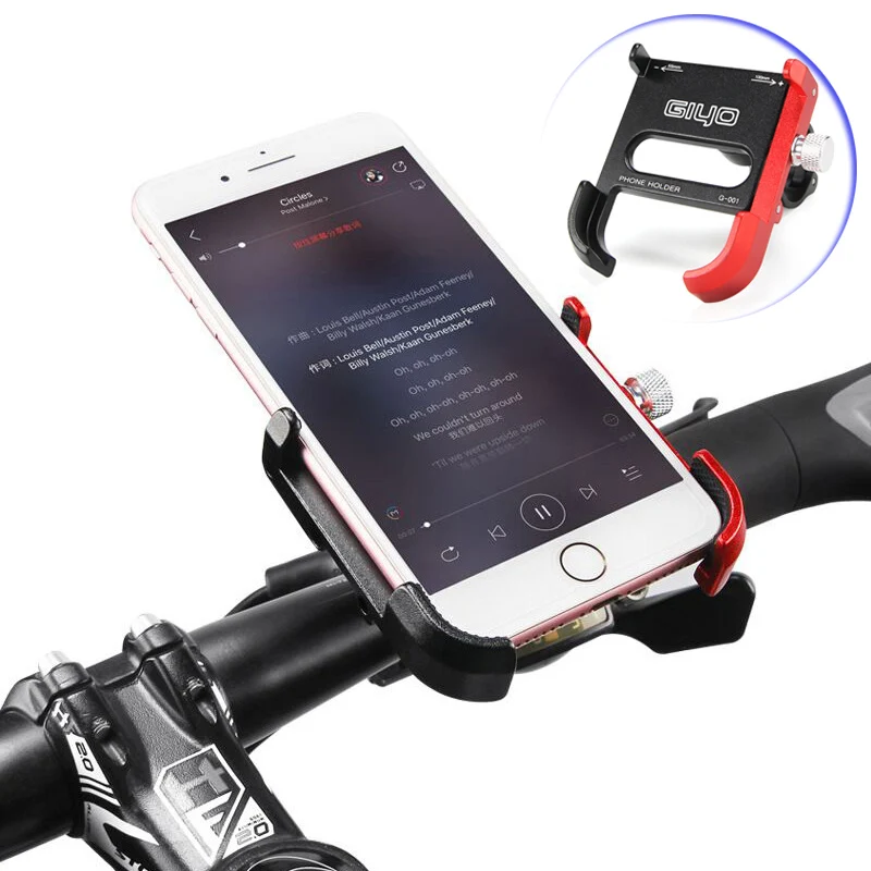 

Bicycle Phone Holder Aluminum Bracket MTB Road Bike 360° Rotate Electric Scooter Mobile Cell Phone Stand Clip Holder BC0684