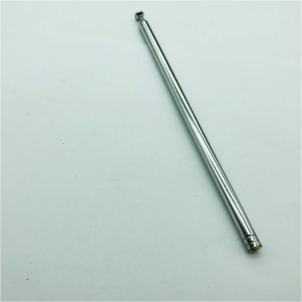 Silvery Full Copper Telescopic 7 Segment 165mm Folded For Radio Television Toy And Device Signal Enhancement Parts