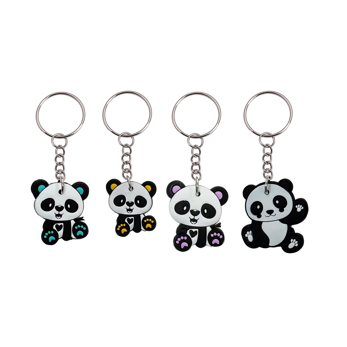 20 Stück Cartoon-Bären-Schlüsselanhänger, niedliche Schlüsselringe für Damen, modische Dekoration, Accessoires für Geldbörsen und Taschen, ideale Geschenke für Feiertage und Partys. – Detail 6