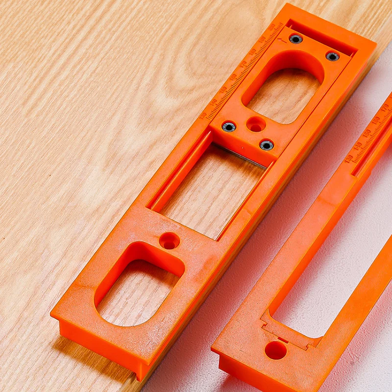 1Pc Hinge Mortise Template Invisible Hinge Router Guide Template for Hidden Door Hinge Installation Kit