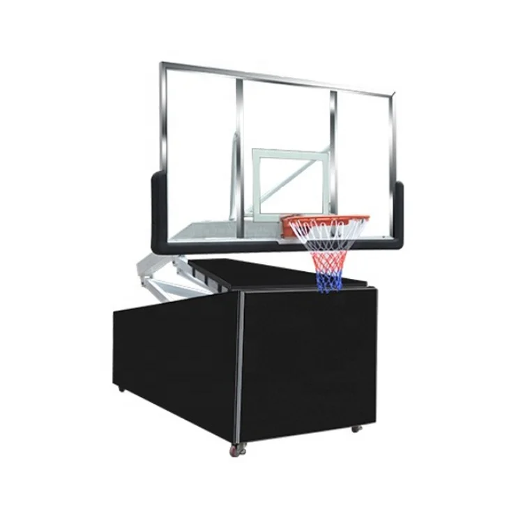 Professional Outdoor Gymnasiums Facilities Portable Hoop System Foldable Moveable Basketball Standpromote sales