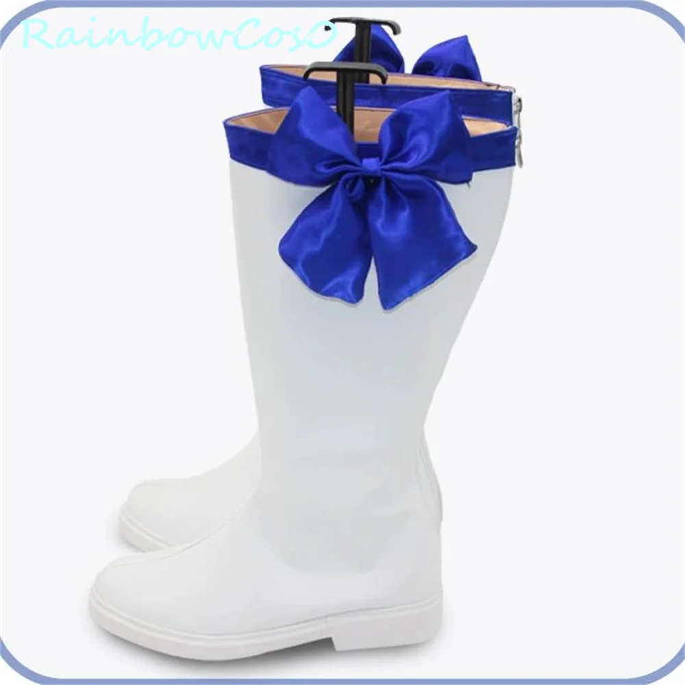 Mikage Sakuyo Magical Girl Ore Cosplay Chaussures Bottes, Jeu Anime, Halloween, Noël, Rainbow Cos0, Wino 03