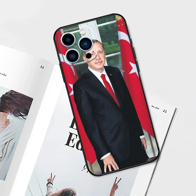 President Turkey Recep Tayyip Erdogan Case For iPhone 15 16 14 Plus 11 12 13 Pro Max Mini X XR XS Max 7 8 Plus Back Cover