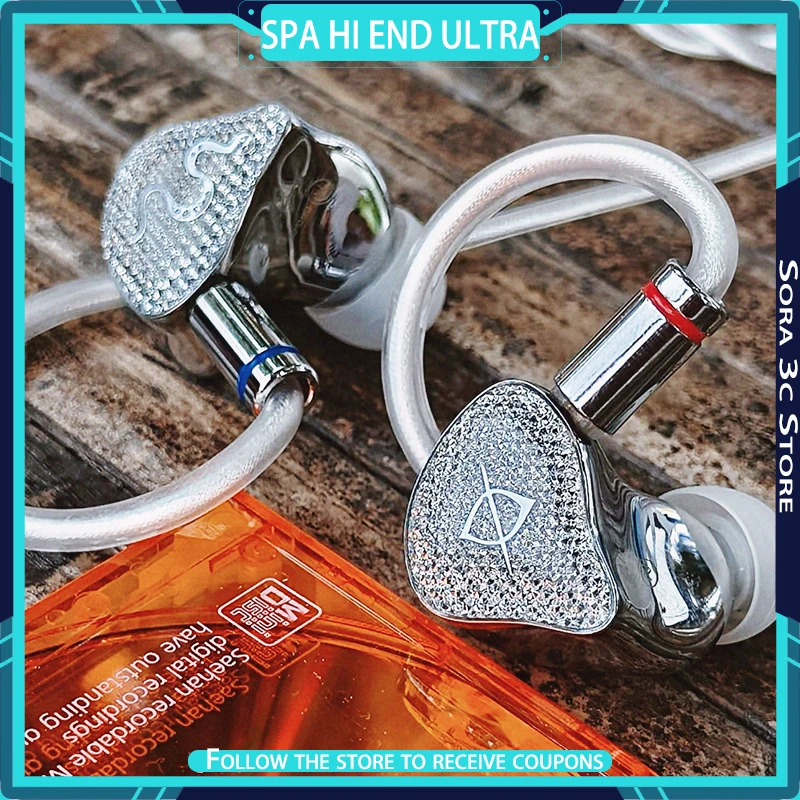 

Наушники EarAcoustic SPA Hi-End Ultra Limited Edition, профессиональные музыкальные наушники с разъемом 0.78 мм (двойной штекер)