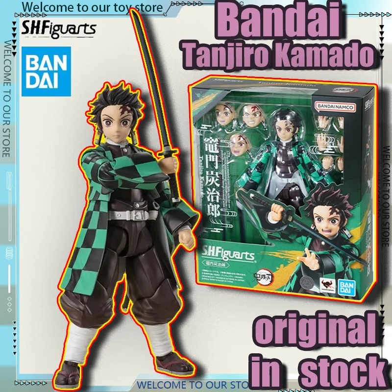 

Оригинальная фигурка Bandai S.H.Figuarts Demon Slayer Tanjiro Kamado, коллекционная модель SHF Kamado Tanjirou, игрушки, подарки для детей
