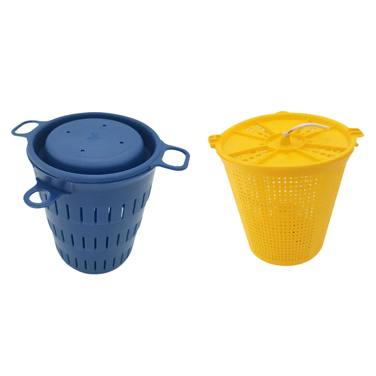 

Fishing Feeder Holder Large Capacity Portable Fishing Tackle Gear Fishing Bait Cage Barrel for Catfish Shrimp Crab Cast Net Fish