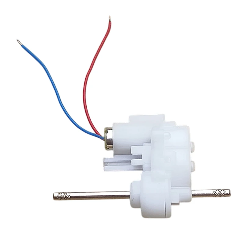 (.) Mini 614 Coreless Gear Motor DC 3.7V 390RPM Dual Shaft Micro Coreless Gearbox Reducer Motor DIY Hobby Toy Car