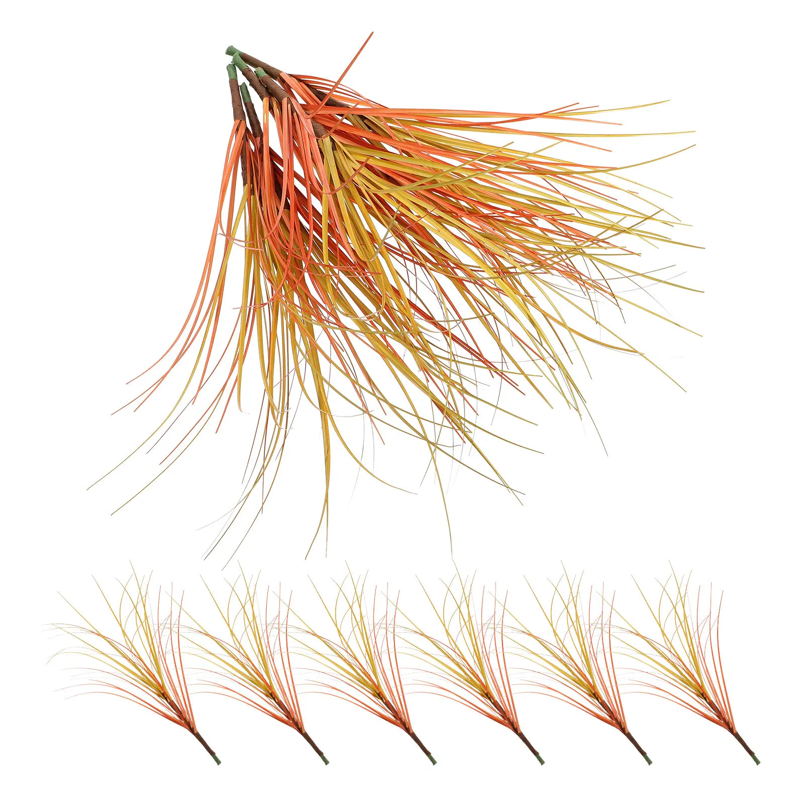 

12 шт. искусственных высоких декоративных травяных палочек для украшения дома, свадебного декора, наполнения ваз, искусственные стебли растений, декоративные стебли