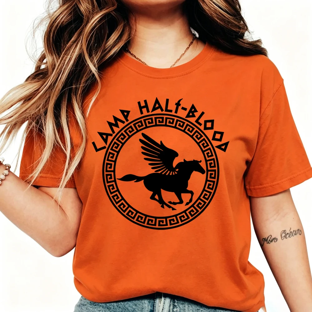 2026 Camp Half Blood T-Shirts Herbst-Trainingscamp-Spielshirt Halloween Magisches Geschenk Percy Jackson Merch Unisex Harajuku Tee Tops – Detail 4