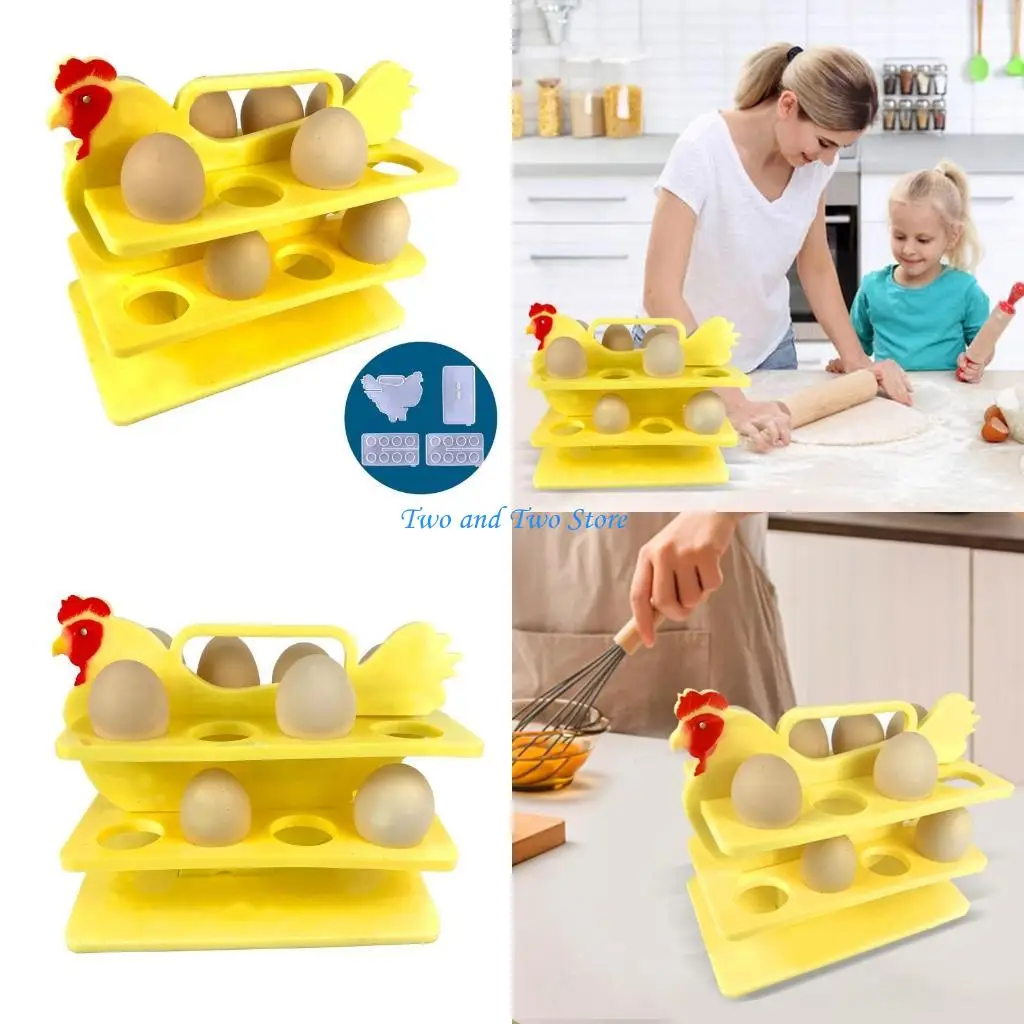 

HX6F 8 чашек держатель для яиц силиконовая форма для смолы 3D DIY изготовление домашнего декора ручной работы ремесло